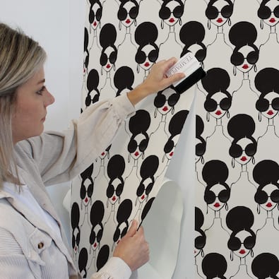 How to Hang Peel-and-Stick Wallpaper