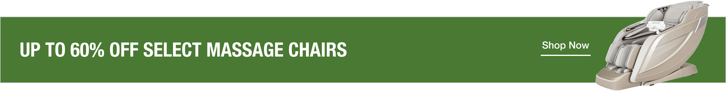 Up to 60% Off Select Massage Chairs