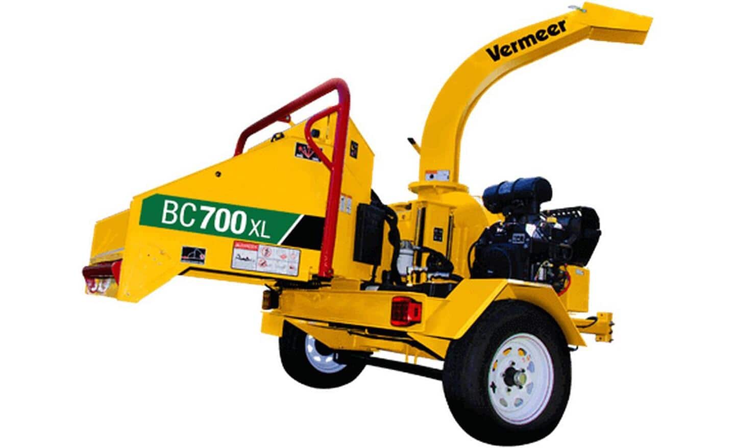 An indistrial wood chipper.