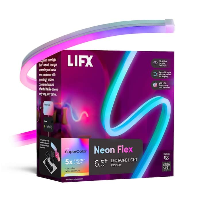 6.5' Multi-Color Neon Flex Rope Light