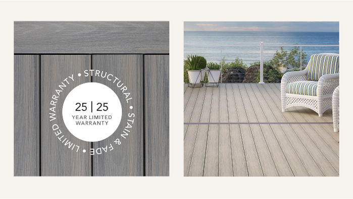 Surestone® Summit Grooved Edge Composite Deck Board