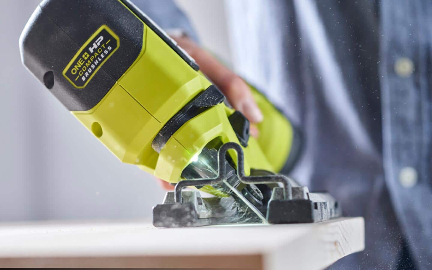 A jigsaw is used to cut a 45 degree angle. A jigsaw is used to cut a 45 degree angle.