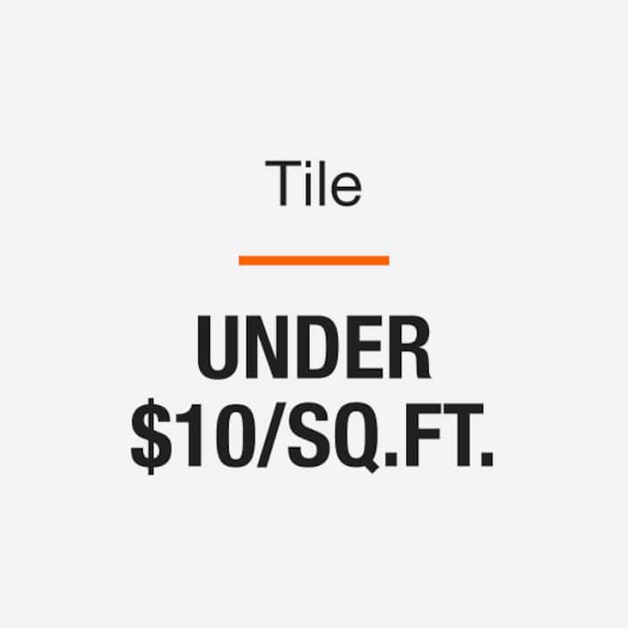 Tile Under $10 Per Sq. Ft.