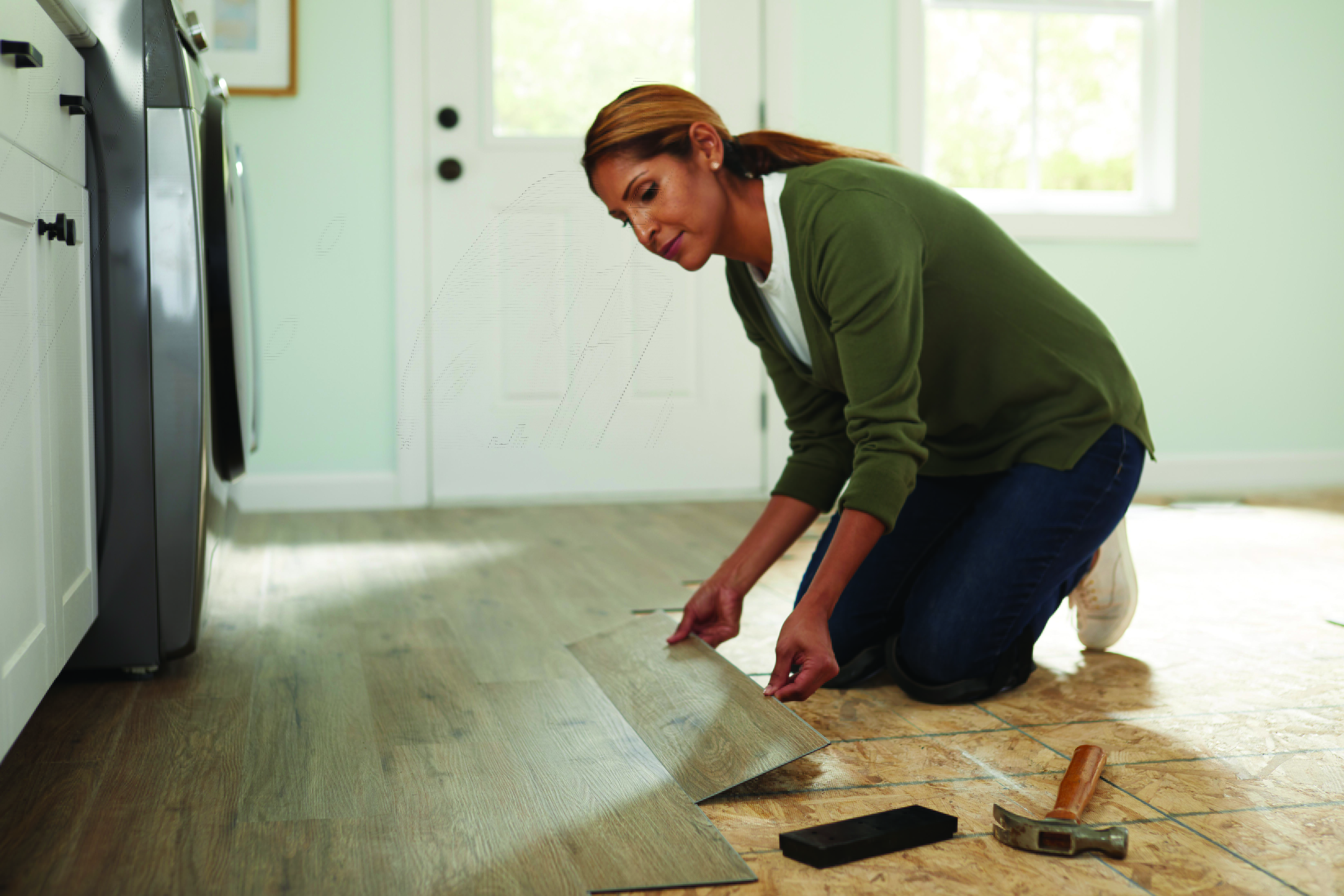 DIY Luxury Vinyl Flooring