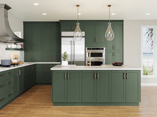 Melvern Cabinets in Forest