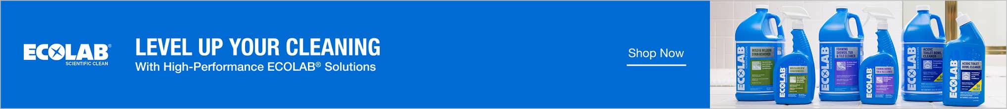 Level Up Your Cleaning With High-Performance ECOLAB® Solutions