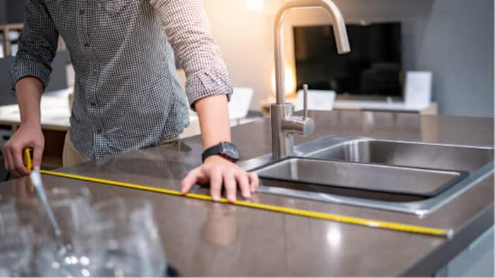 How To Measure a Kitchen Sink