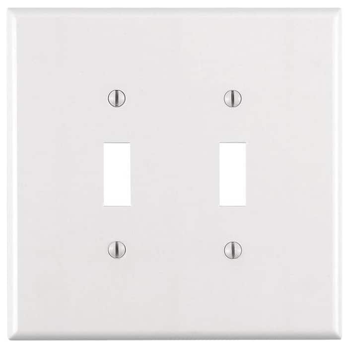 2-Gang Toggle Switch Plates