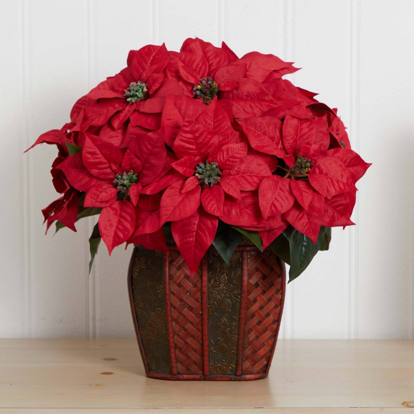 Artificial Poinsettias