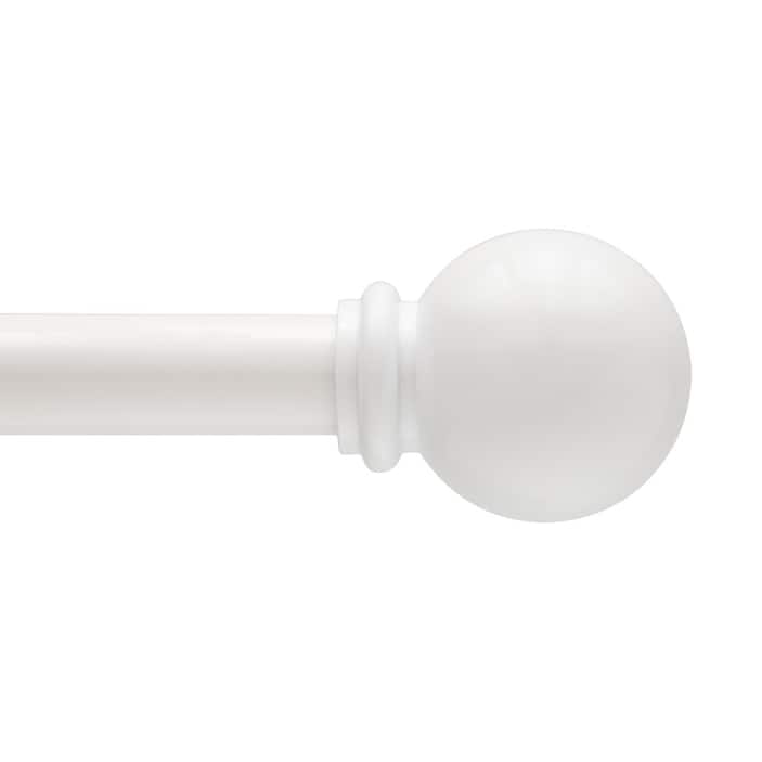 White Curtain Rods