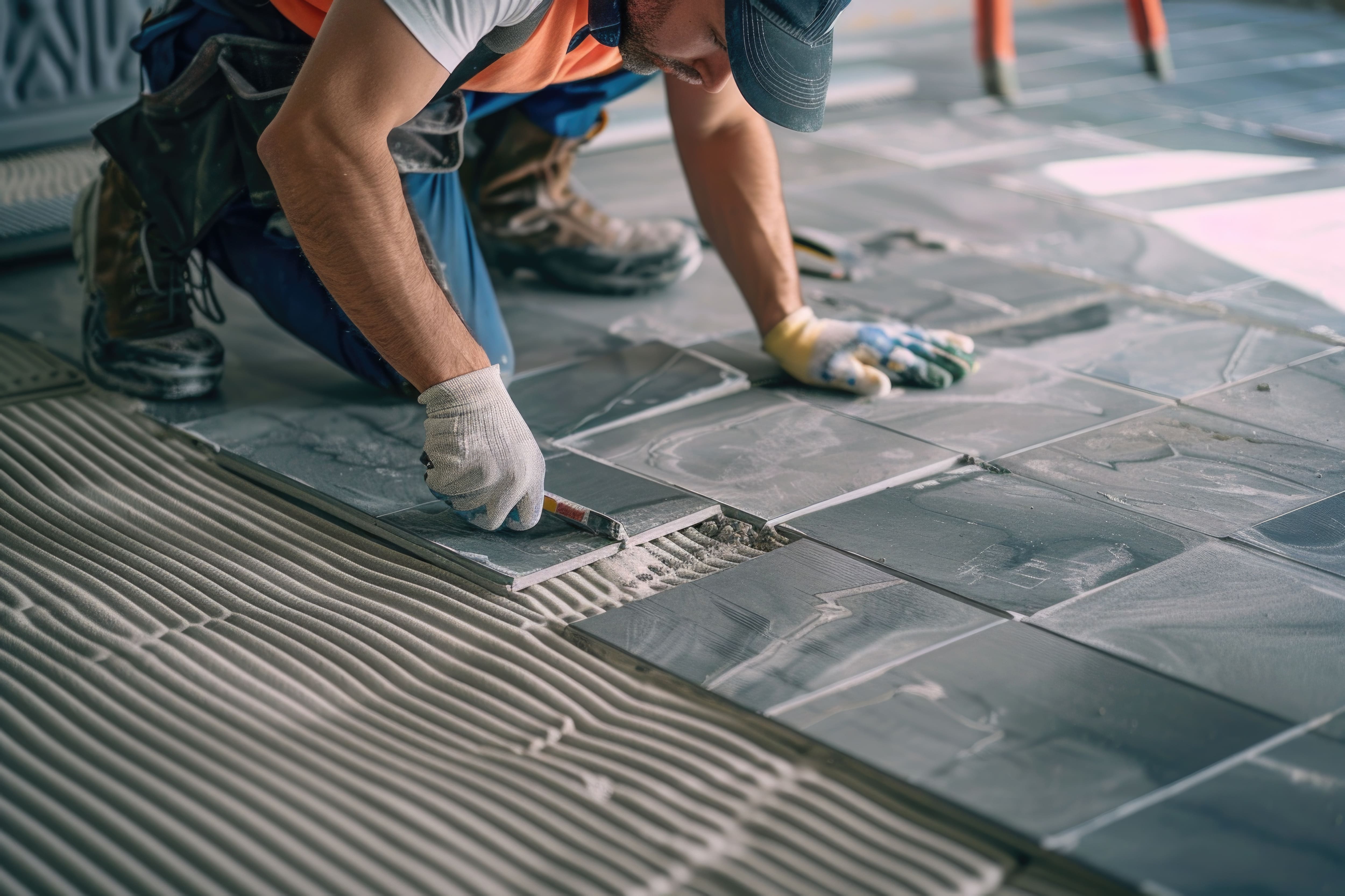 Laying Grout & Tile