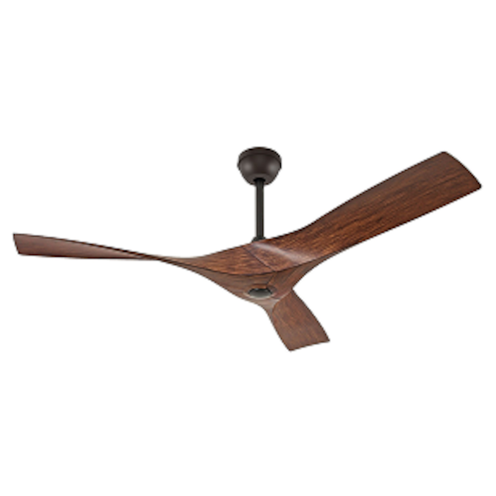 SkyFan Perseus 52 in. 3-Blade Matte Black/Cherry Wood Plug and Play