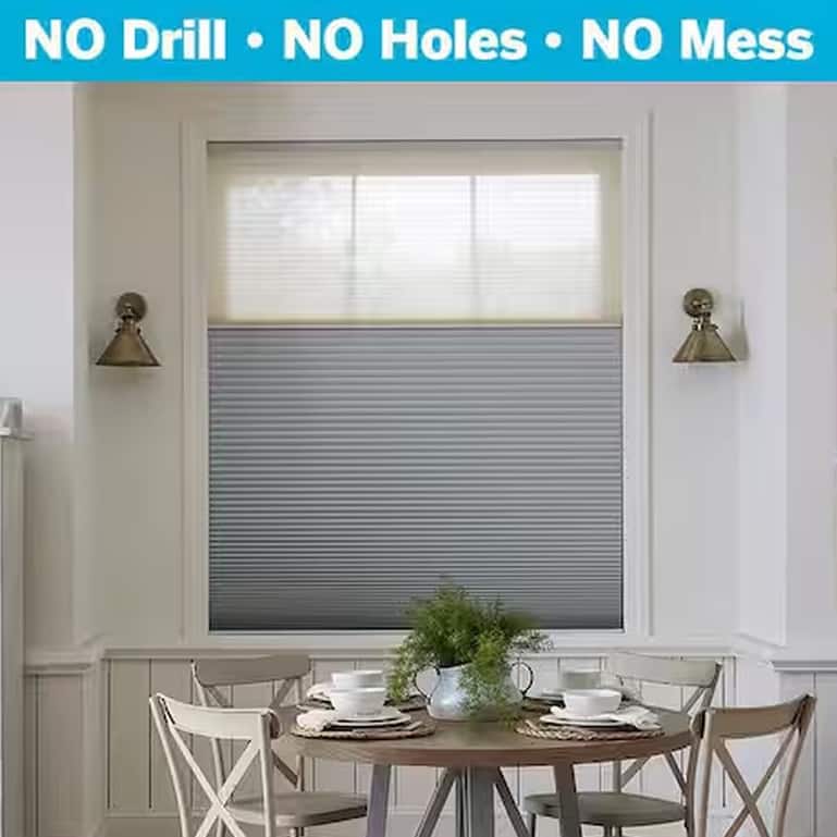 No Drill Cellular Shades
