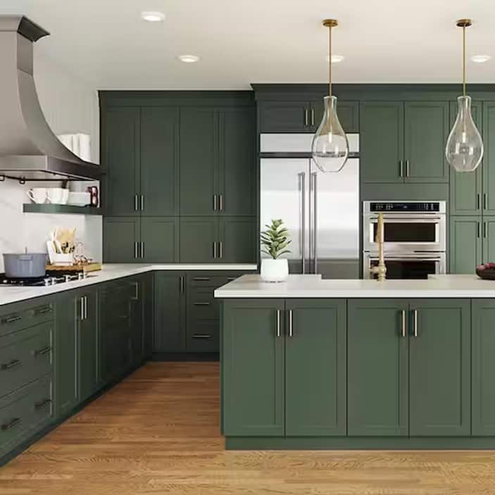 Green Cabinets