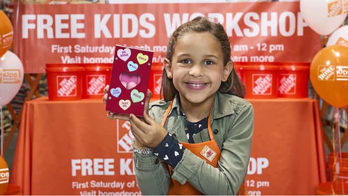 Home Depot Kids Workshop February 2025