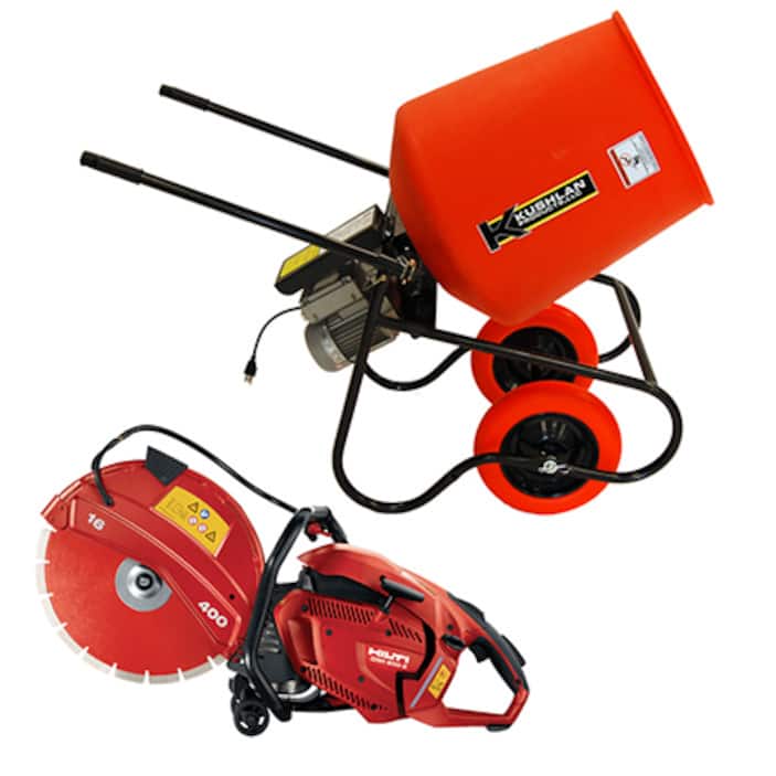 Concrete Saws, Mixers & Grinders