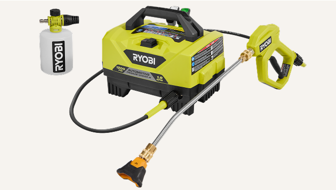 Ryobi® High Flow Automotive Pressure Washer Ryobi® High Flow Automotive Pressure Washer