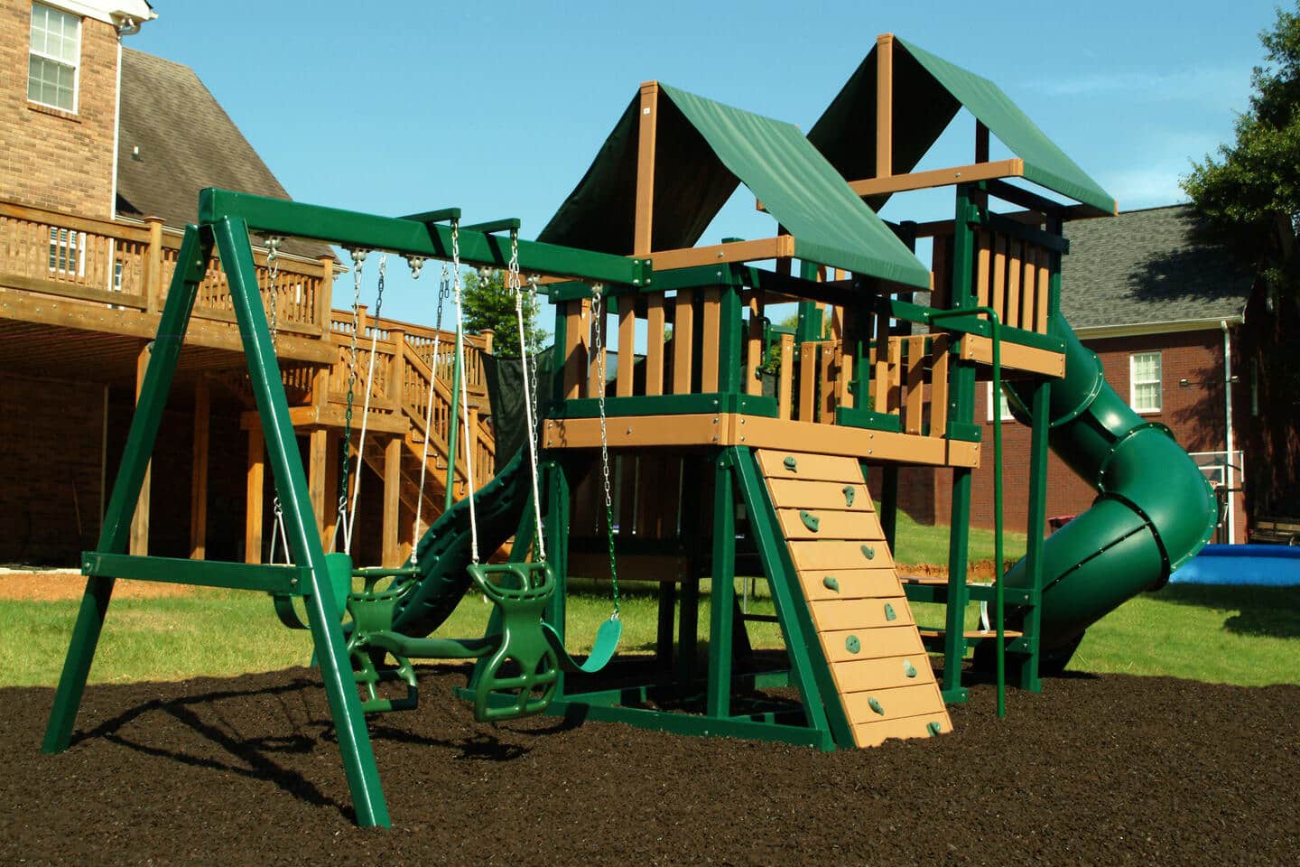 Small best sale backyard playground