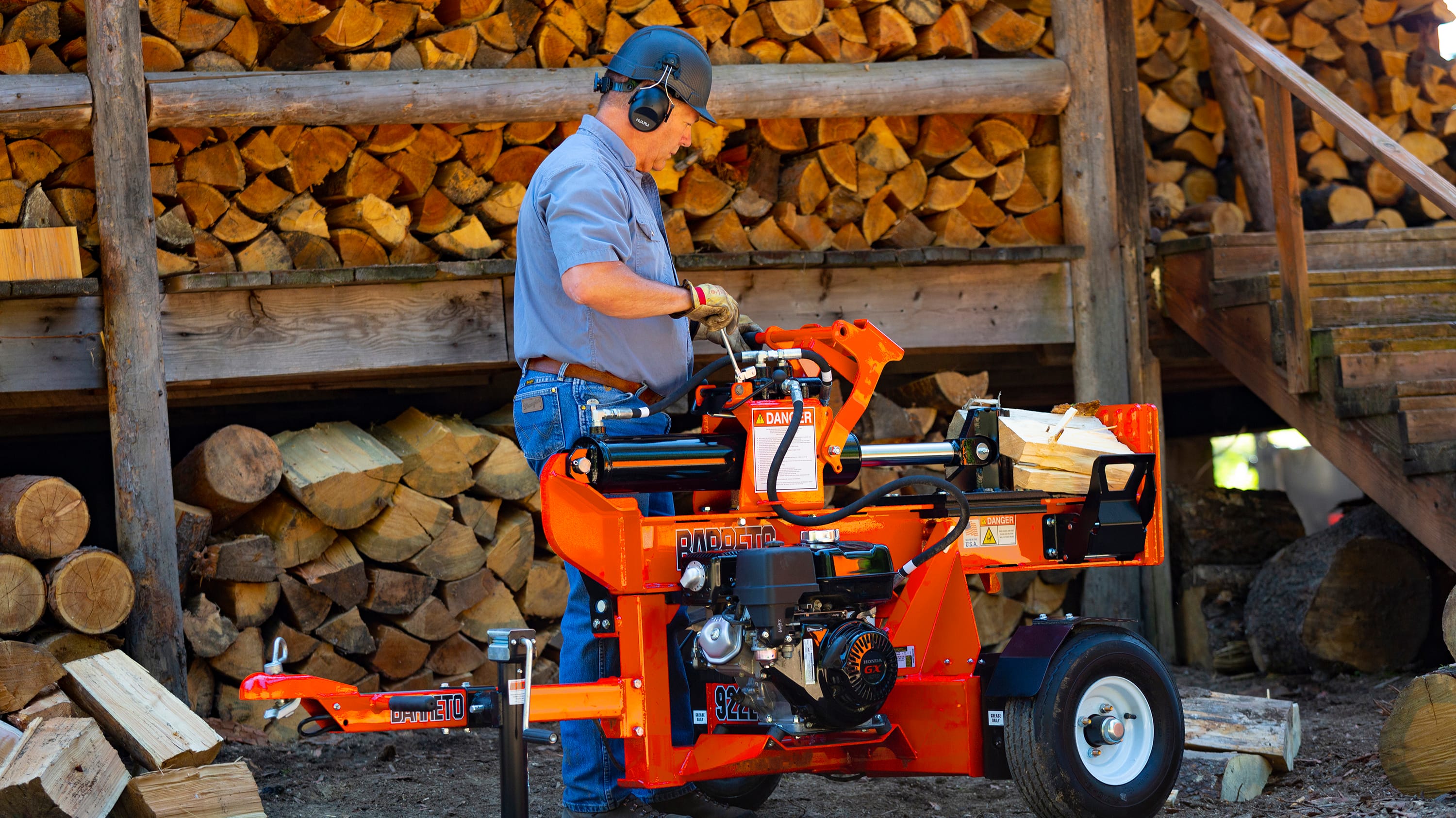Image for TACKLE LOG SPLITTING FOR FIRE PIT SEASON