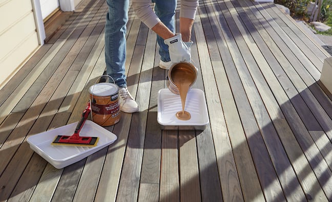 How to Stain Exterior Projects