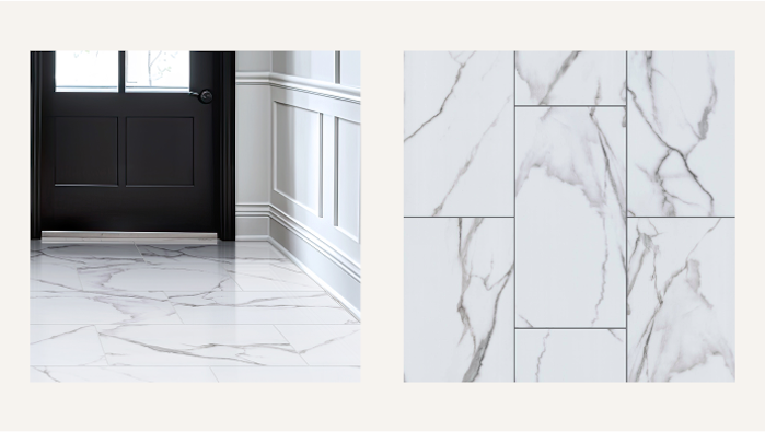 Lifeproof® Polished Tile Look Vinyl Plank