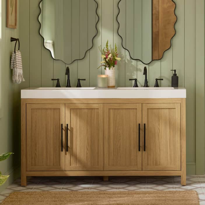 Double Sink Bathroom Vanities