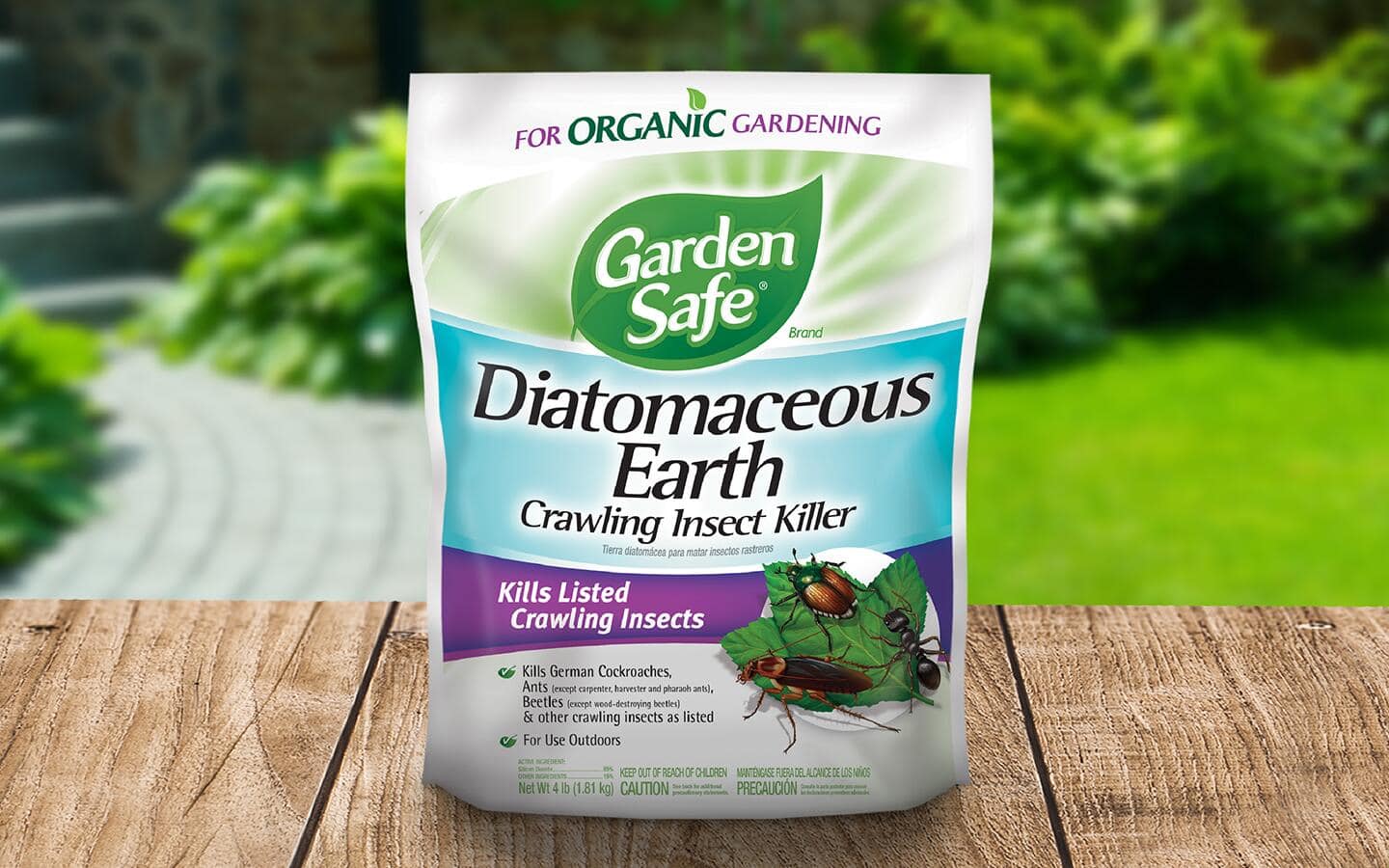 A bag of diatomaceous earth. A bag of diatomaceous earth.