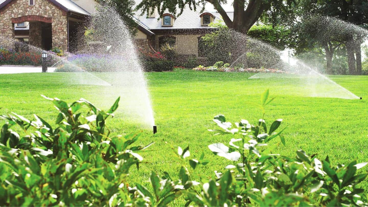garden sprinkler system