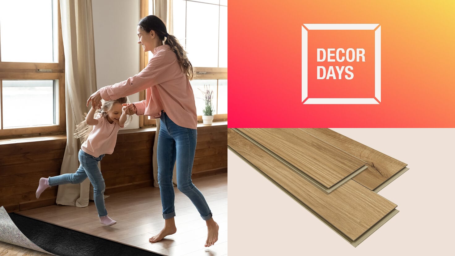 Select Laminate Flooring Starting at $1.29 sq./ft.