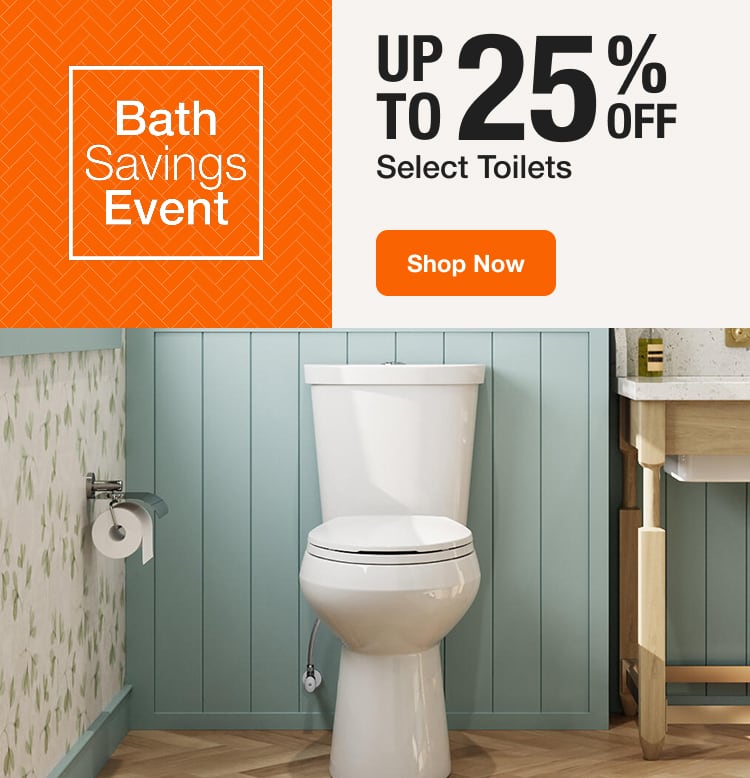 Shop Savings on Select Online Toilets