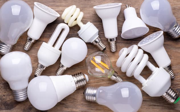 Image for Types of Light Bulbs