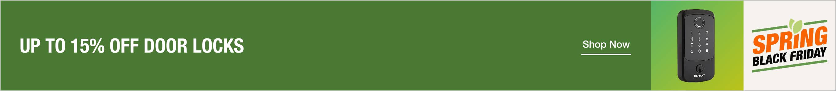 UP TO 15% OFF Door Locks