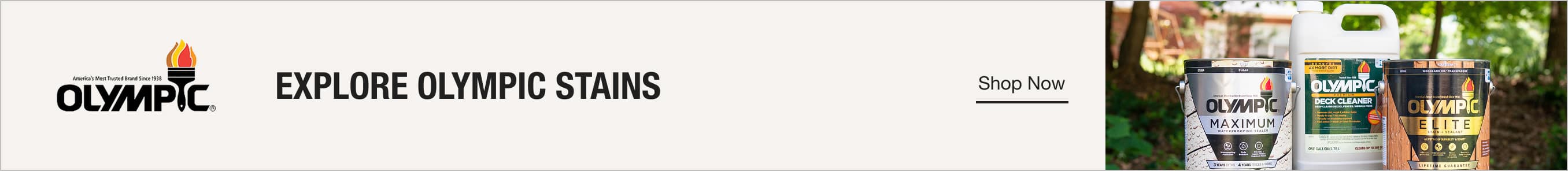 EXPLORE OLYMPIC STAINS