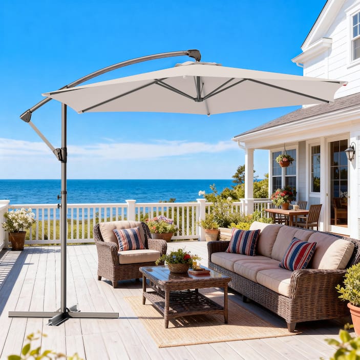 los angeles metal umbrella patio tables 35.4