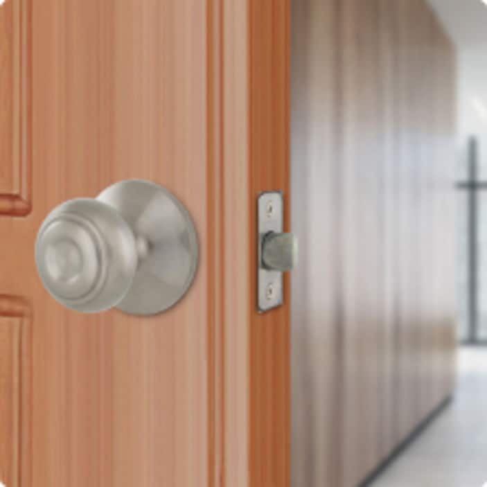 Closet Door Latch or Screen Door Knob Set, Small Closet Knob and