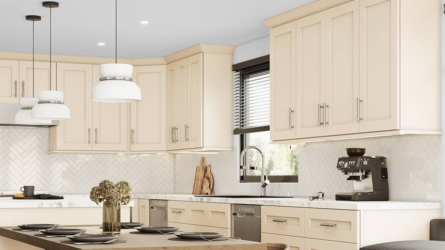 Home Decorators Collection Newport Cabinets in Blended Cream