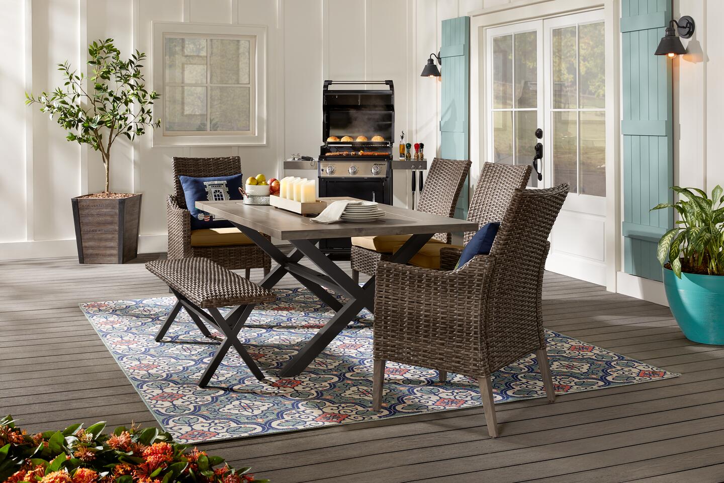 Patio Dining Set Hampton Bay Patio Furniture Metal Wicker Hampton