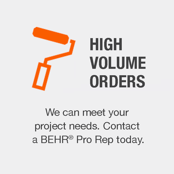 BEHR PRO® Same Day Next Day Delivery- The Home Depot