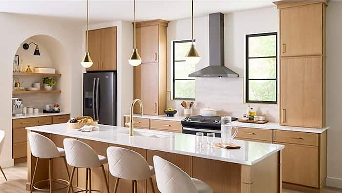 Leyton Cabinets in White Oak