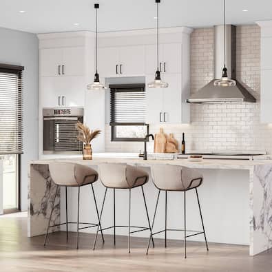 Hargrove Cabinets in Vesper White