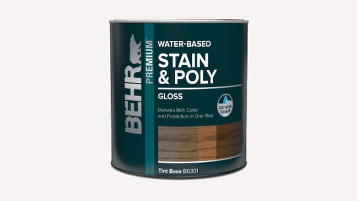 Stain & Poly In One