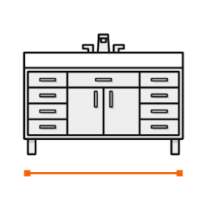 Vanities 43 In. and Larger