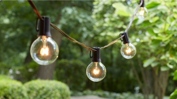 How to Hang Outdoor String Lights