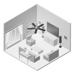 (400 sq. ft. – 50”- 59”)