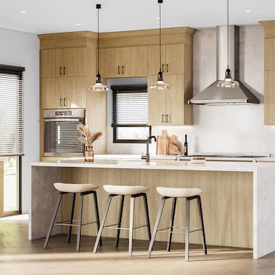 Hargrove Cabinets in Vanguard Oak