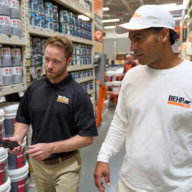 DEDICATED & KNOWLEDGEABLE BEHR® PRO REPS