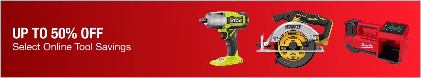Up to 50% Off Select Online Tool Savings