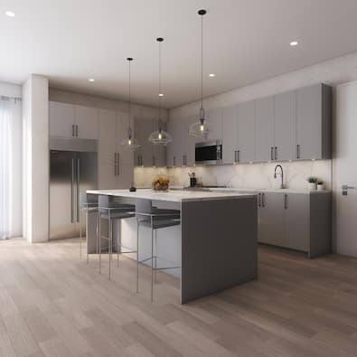 Radiance Cabinets in Matte Grey