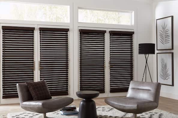 2.5 in. Premium Faux Wood Cordless Blinds
