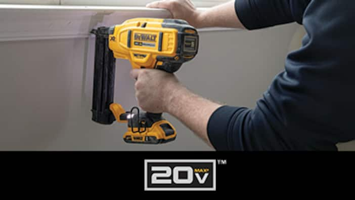 DEWALT 20V MAX* CORDLESS NAILERS